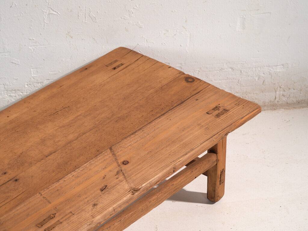 Antique pine coffee table – China, circa 1890