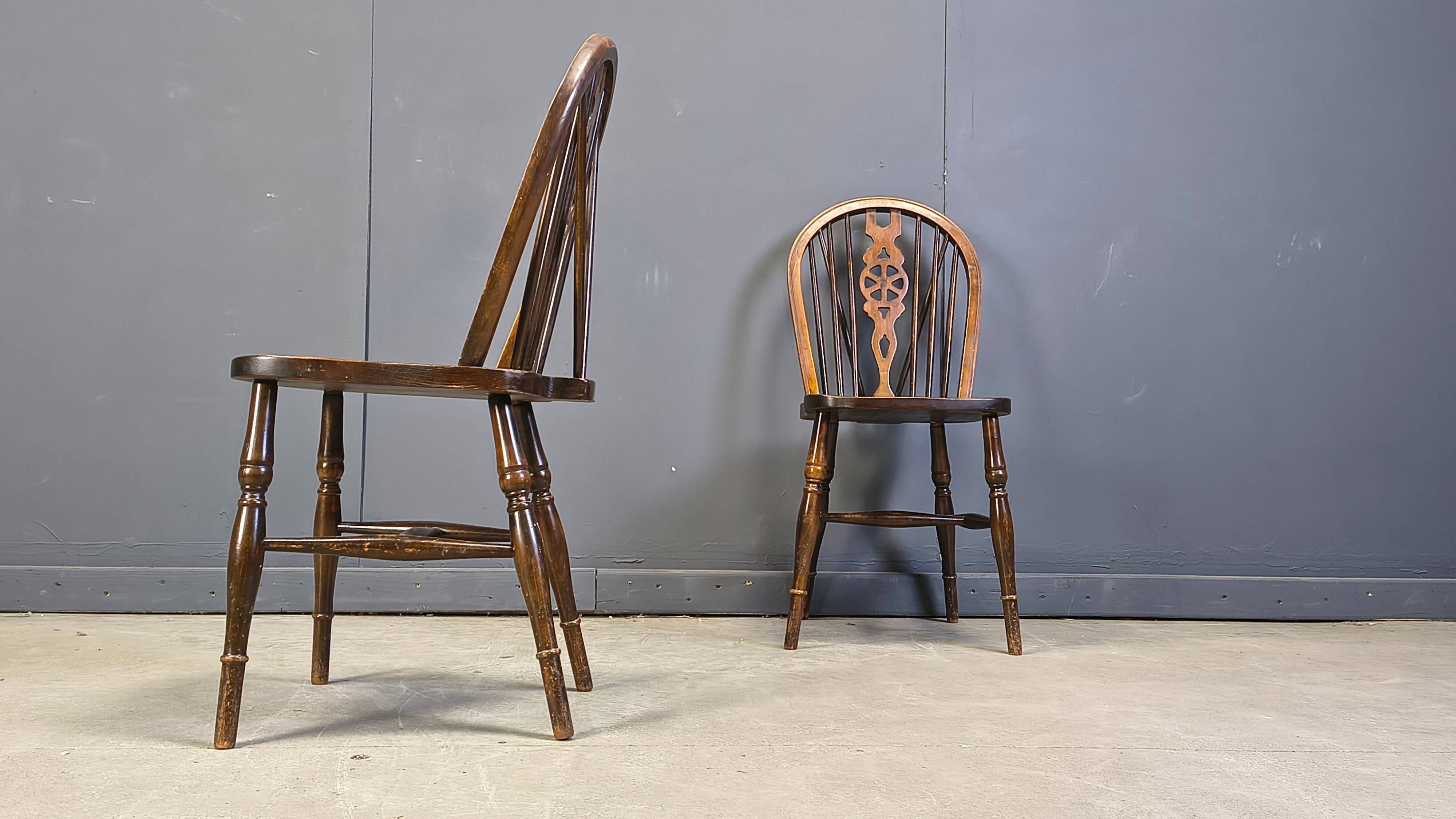 Set of 5 vintage Ercol dining chairs, 1950s