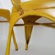 Pair of Tolix Chairs in yellow metal by Xavier Pauchard