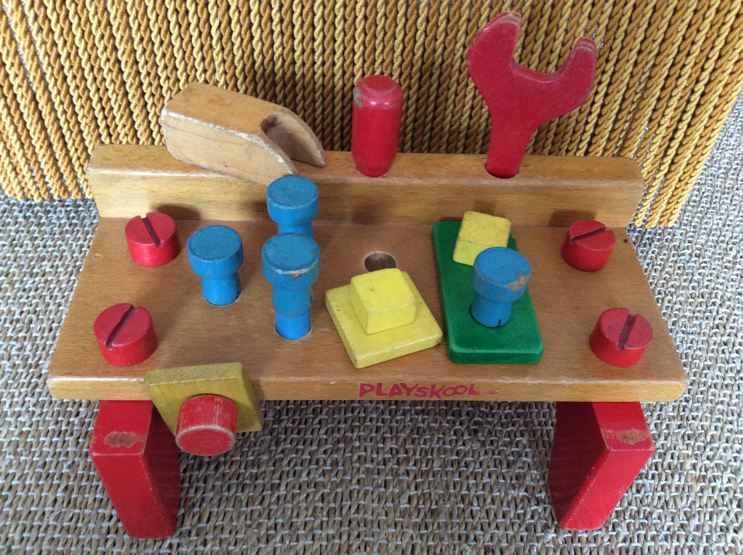 Workbench wooden toy child