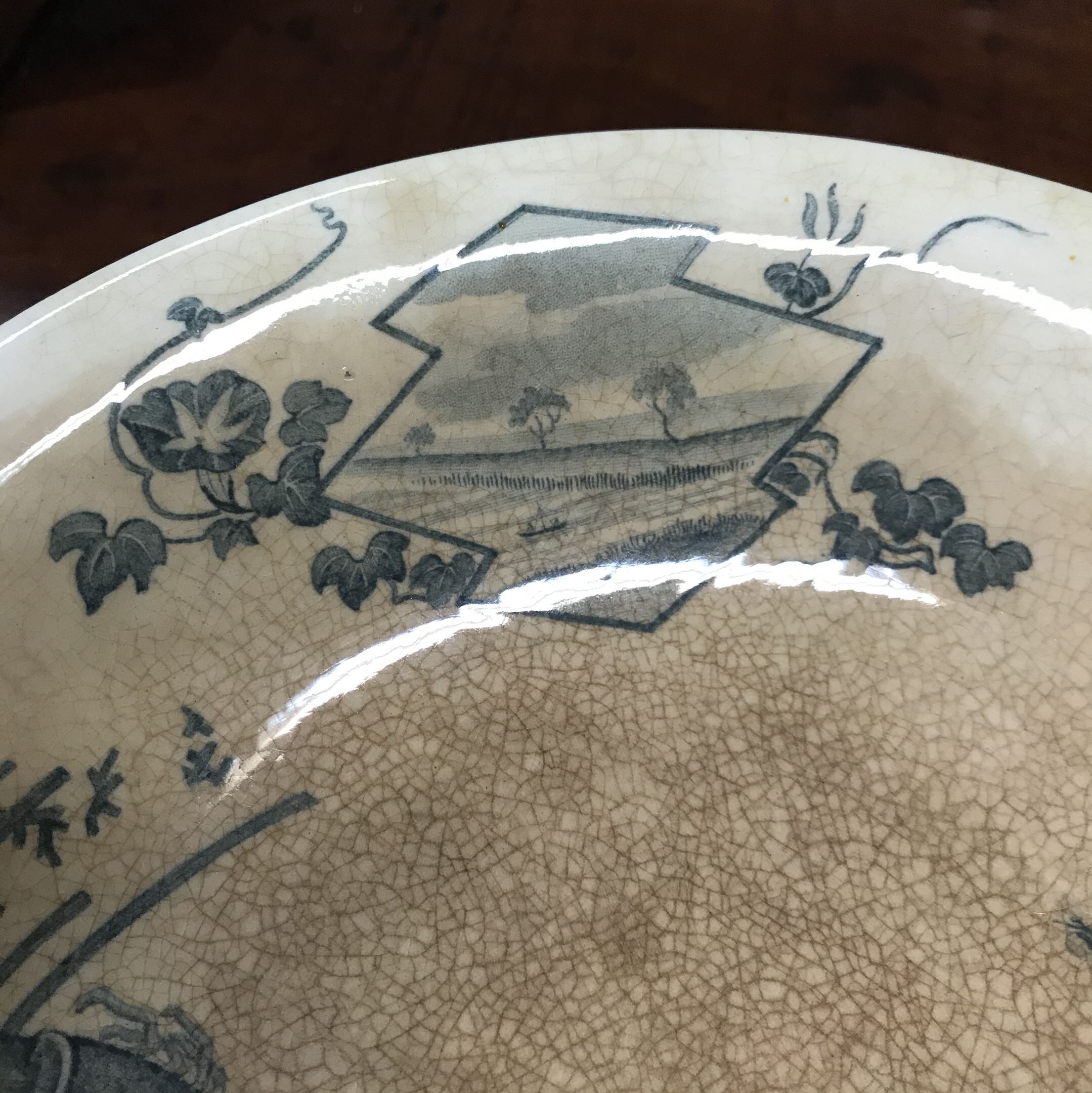 Compotier in Earthenware of Paris