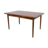 Table à manger extensible danoise en teck, années 1960