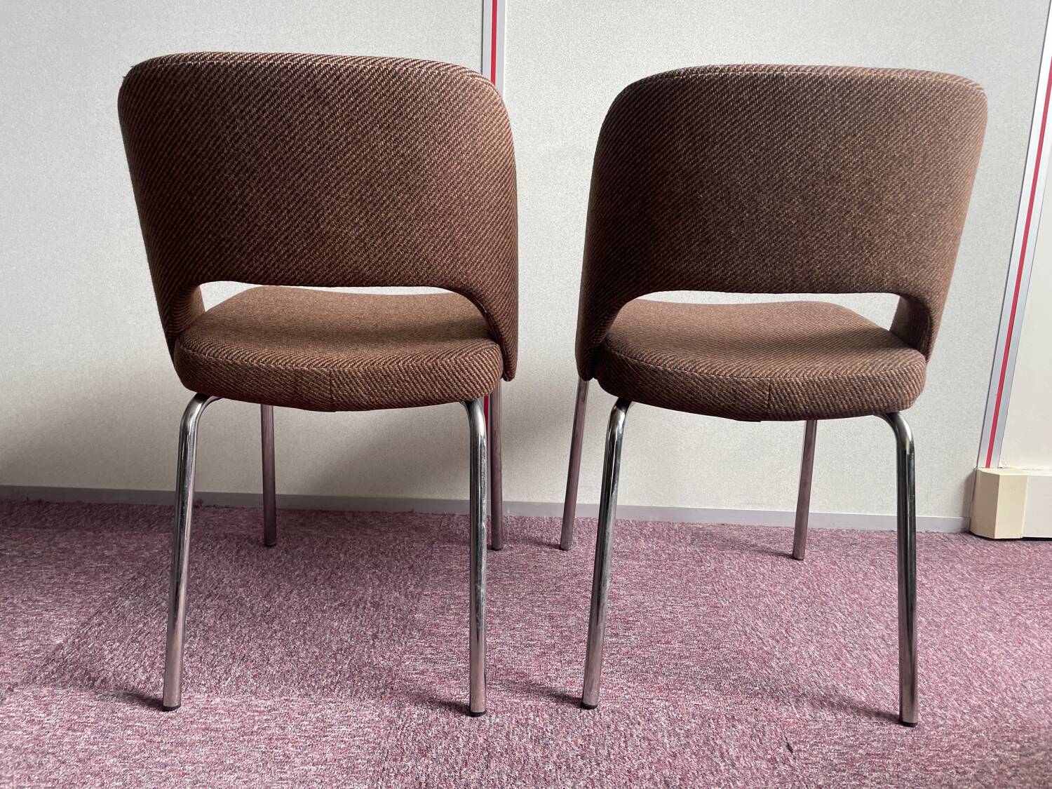 Set of 6 barrel chairs