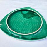 Ceramic table mat of Sarreguemines vintage design 60s