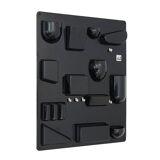 Wall organiser plateau Uten.Silo black by Dorothee Maurer Becker for Design M, 1960s