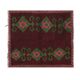 Vintage Turkish Oushak Rug Handwoven 128x141 cm