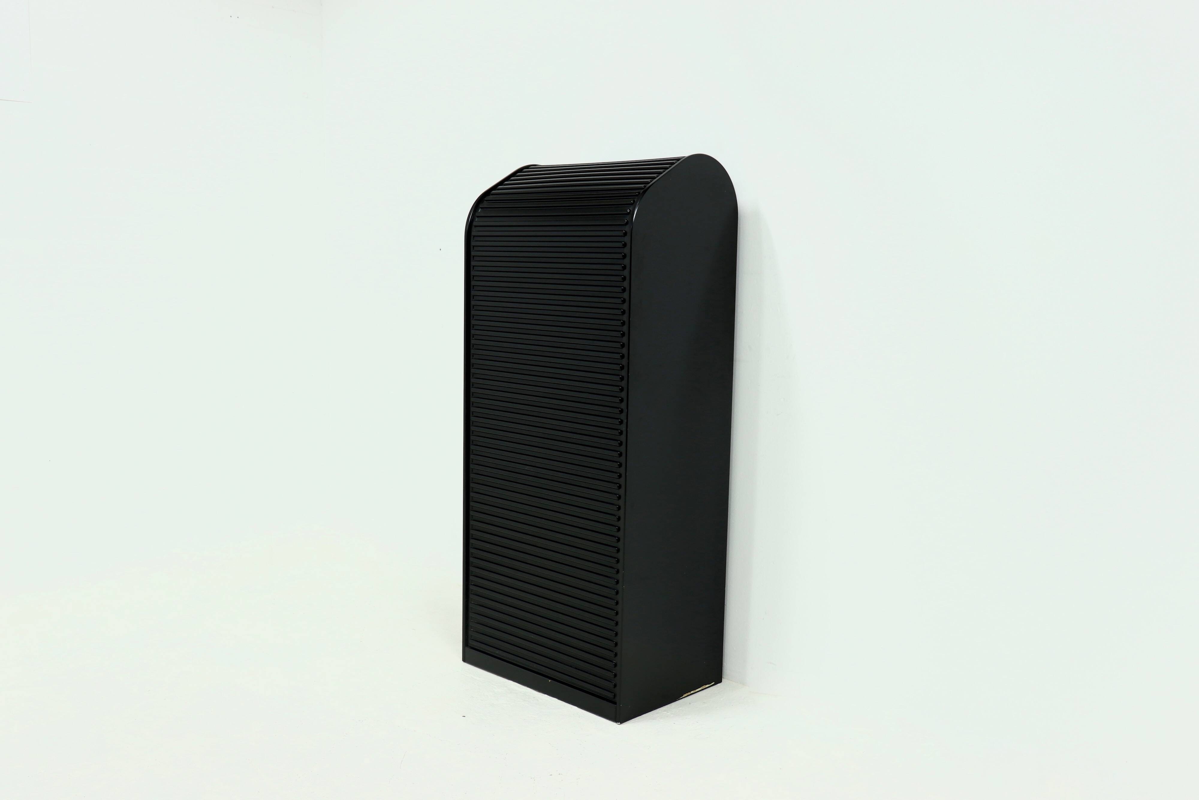 Pastoe Amsterdammer Roll Top Cabinet by Aldo van den Nieuwelaar 1980s