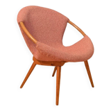 Fauteuil unique dans le style de Miroslav Navratil, Tchécoslovaquie, années 1950/1960