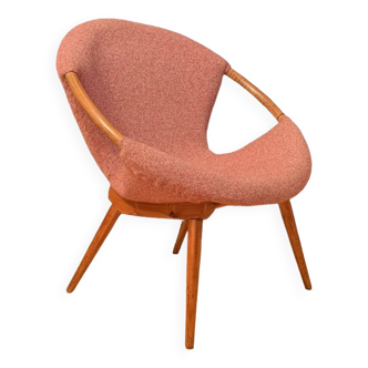 A unique armchair in the style of Miroslav Navratil, Czechoslovakia, 1950s/1960s