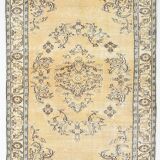5x9 Orange & Yellow Oriental Vintage Rug, 157x273Cm