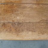 Square Antique Elm Dining Table
