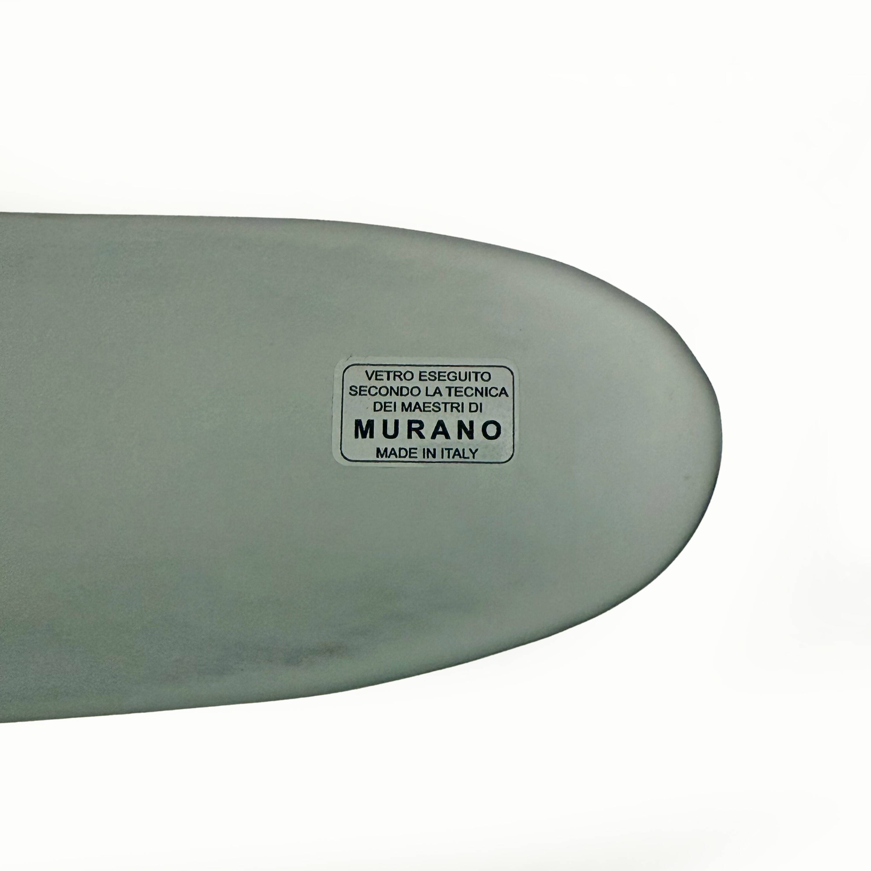 Pair of Mid-century Modern Aqua Green Murano Glass Sconc