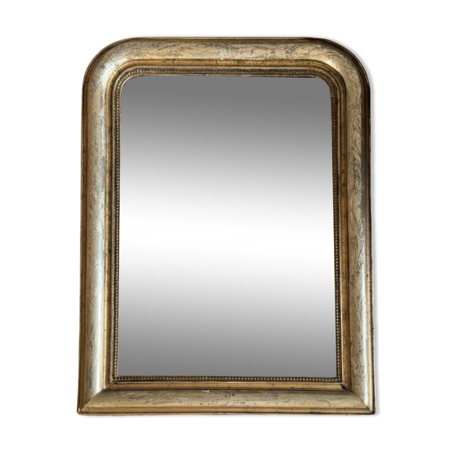 Louis Philippe mirror gilded with fine gold