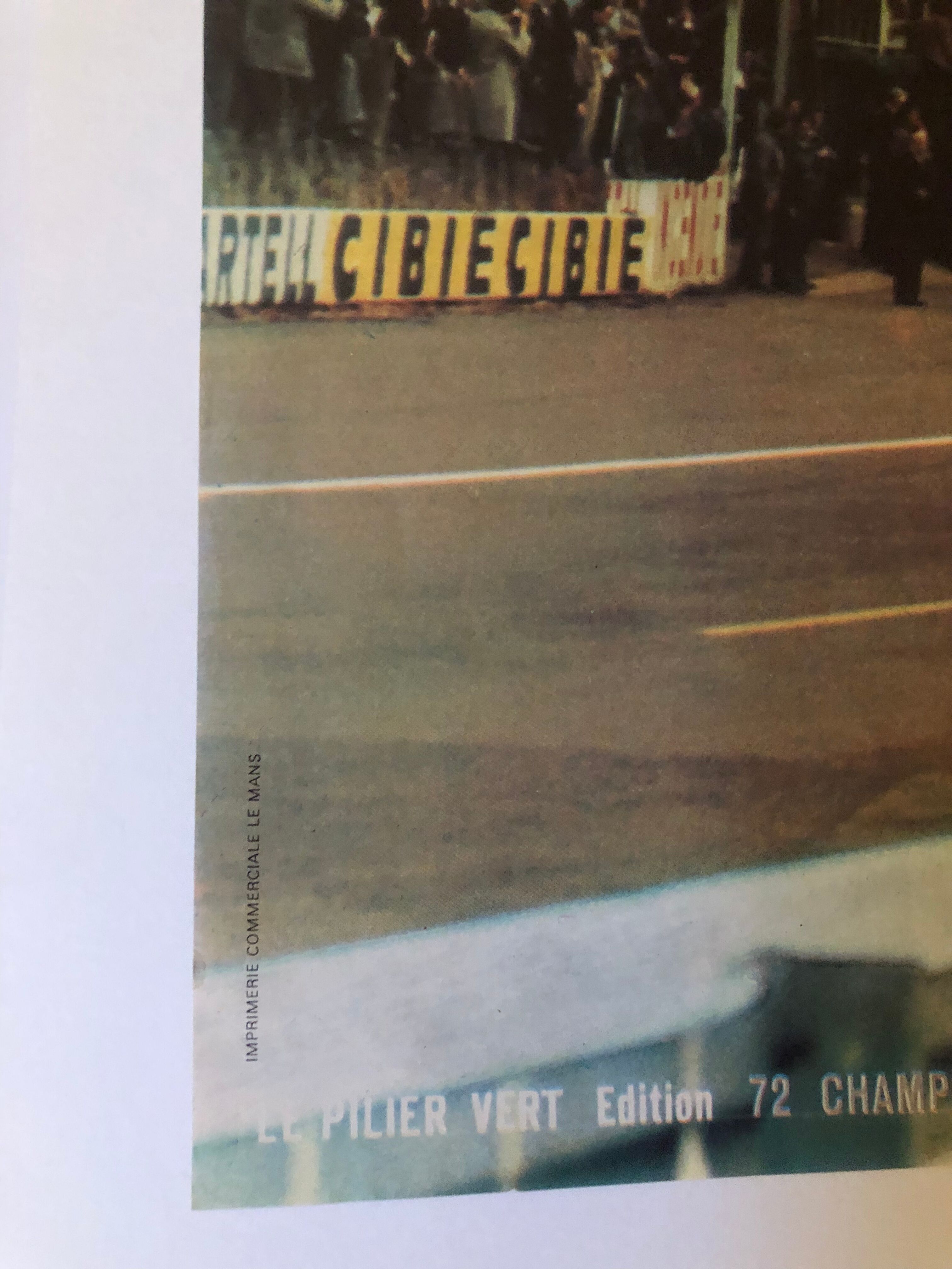 Original poster 24 Hours of Le Mans 1973 A. Delourmel