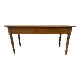 Table de ferme en merisier massif XIX siècle