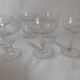 6 coupes à champagne Saint Louis  modèle Sapho cristal gravé