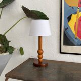 Modernist vintage wood lamp