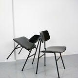 Mid-Century Minimalist Dining / Desk Chairs, Set of 2