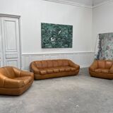 Burov leather living room set