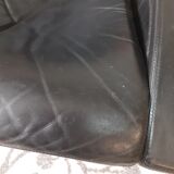 Swivel leather chair