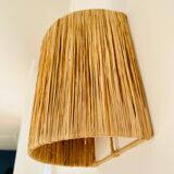 Raffia wall light