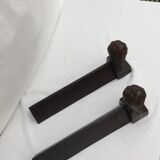 Old pair of iron channels