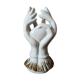 Vase hands in biscuit