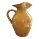 Large vintage enamelled terracotta pitcher