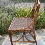 Rattan and bamboo dining room