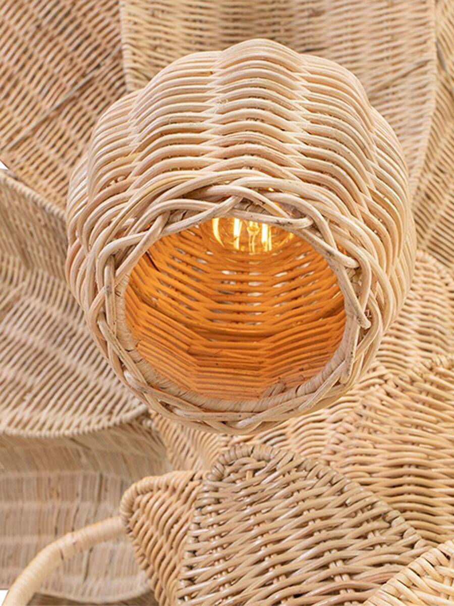 New design XXL rattan palm tree lamp ‘Tropical’