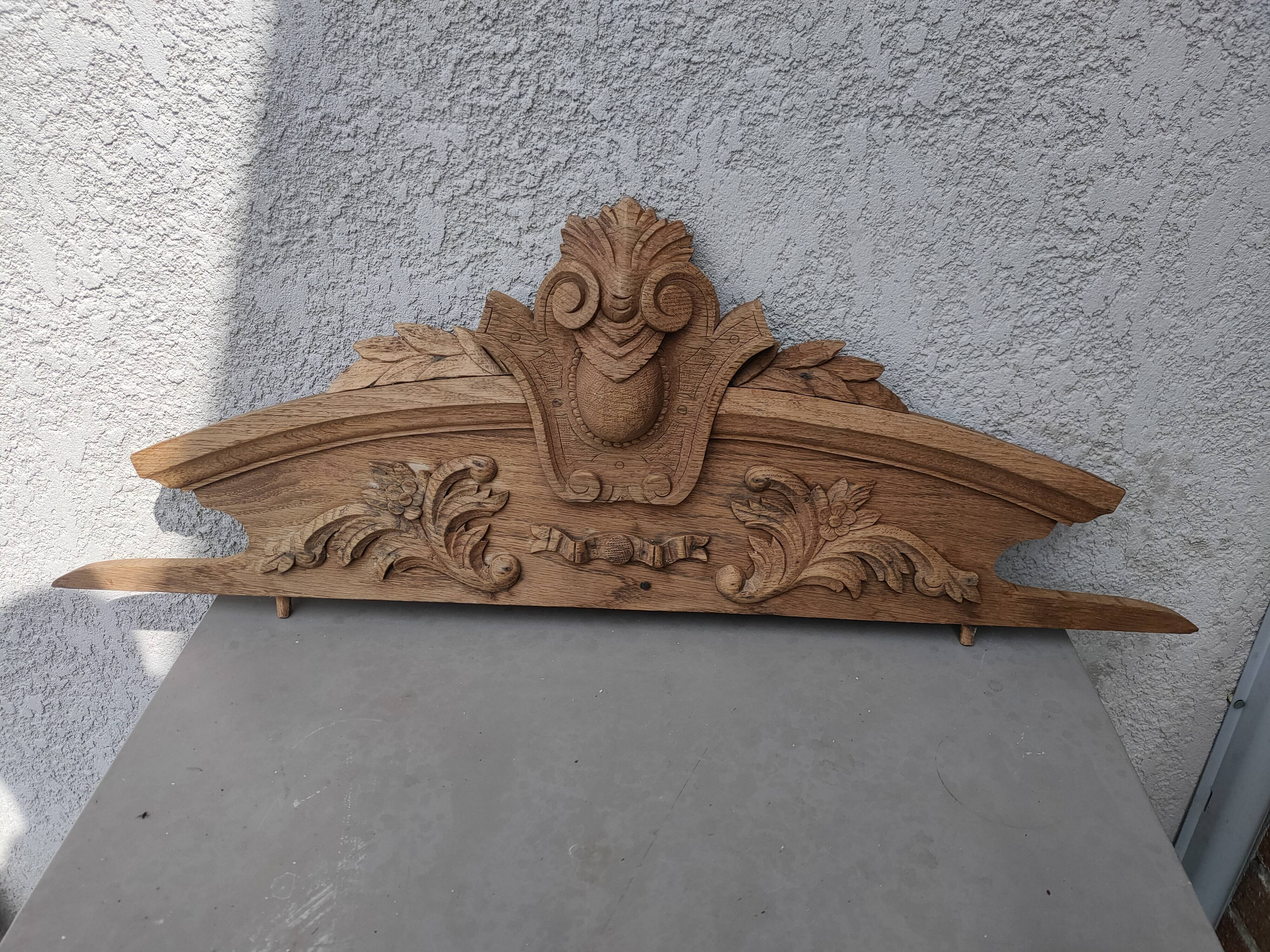 old oak pediment