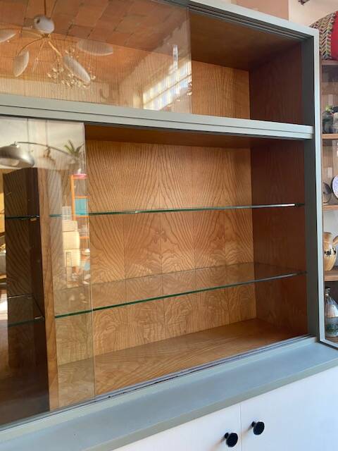 Vintage display cabinet bookcase