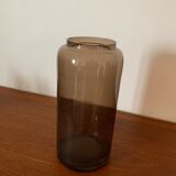 Smoked glass vase