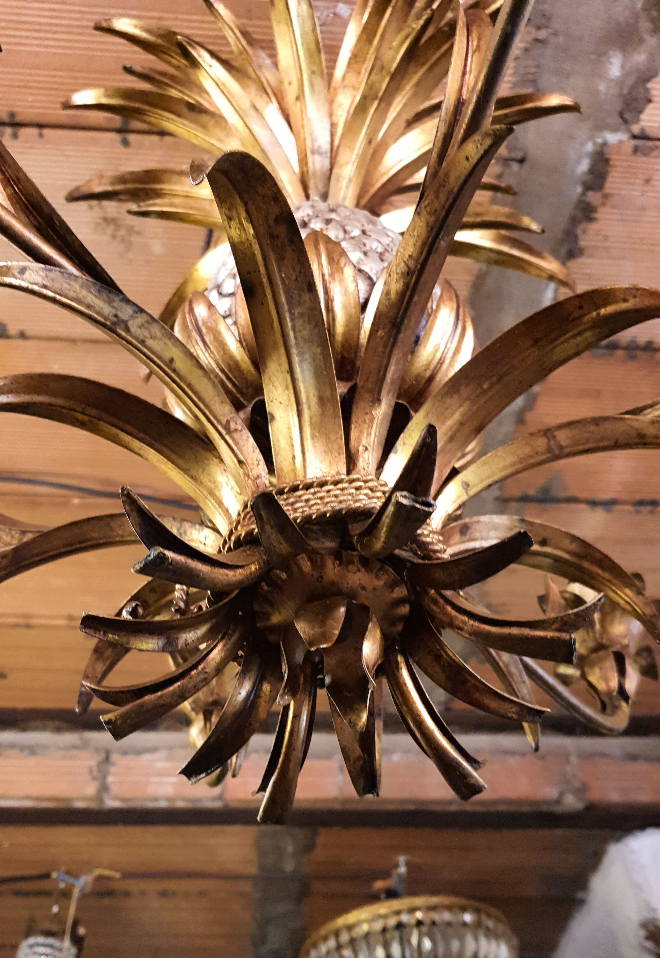 Pineapple Chandelier - Hans Kögl 1970 - Hollywood Regency