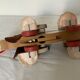 Fisher price wooden shooting dog 1961