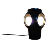 Rare midcentury ceramic table lamp, space age style, 1970s