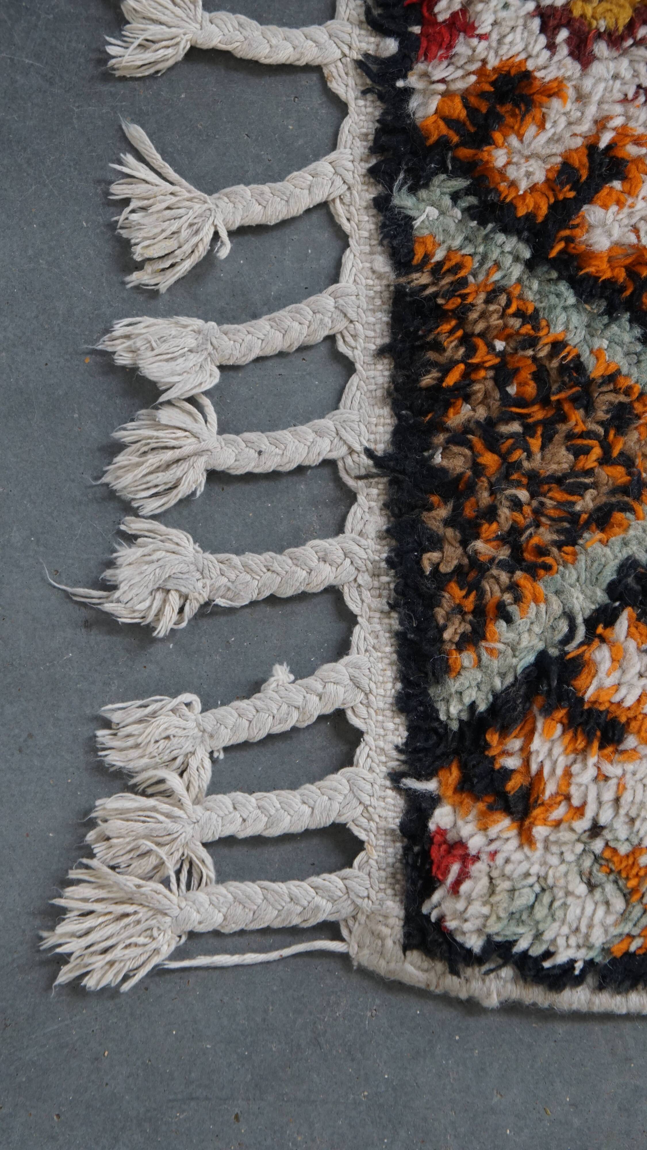 Tapis vintage noué à la main 162 x 81 cm