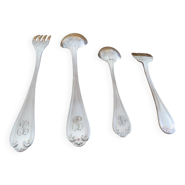 Ménagère Félix Frères Toulouse en métal argenté 124 pièces années 60