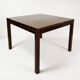 Mahogany Coffee Table, Vejle Stole, Denmark, 1970s
