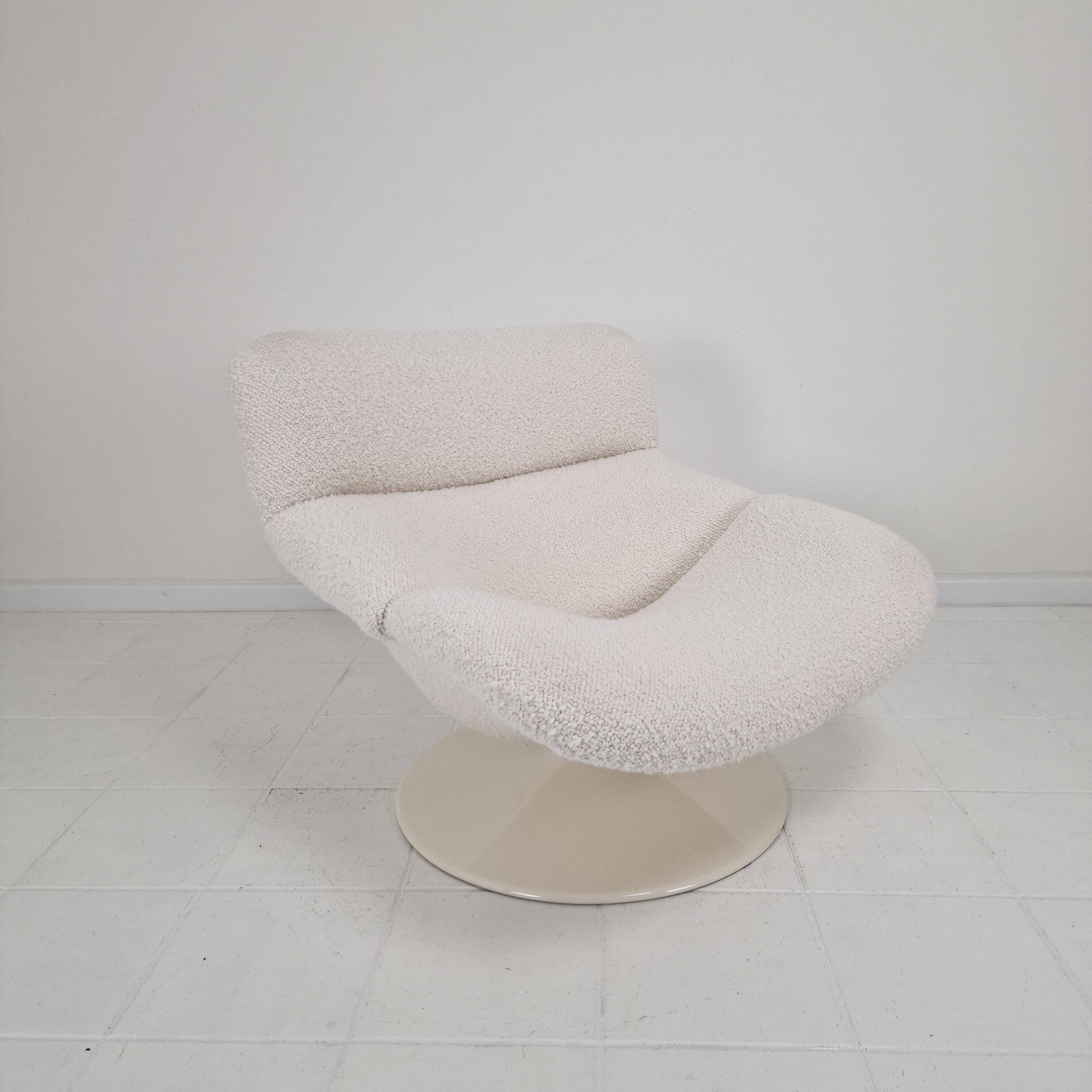 F518 Lounge Chair with Ottoman by Geoffrey Harcourt for Artifort, 1970s