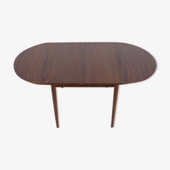 Table à manger en palissandre extensible danoise du milieu du siècle, années 1960