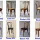 2 Kohn chairs no. 48 by Kohn 1890, not Thonet bistro - caned -