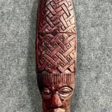 1950s Tutsi plaster mask signed Gorza (B)