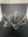 Vase mouchoirs en plexiglas vintage 1970