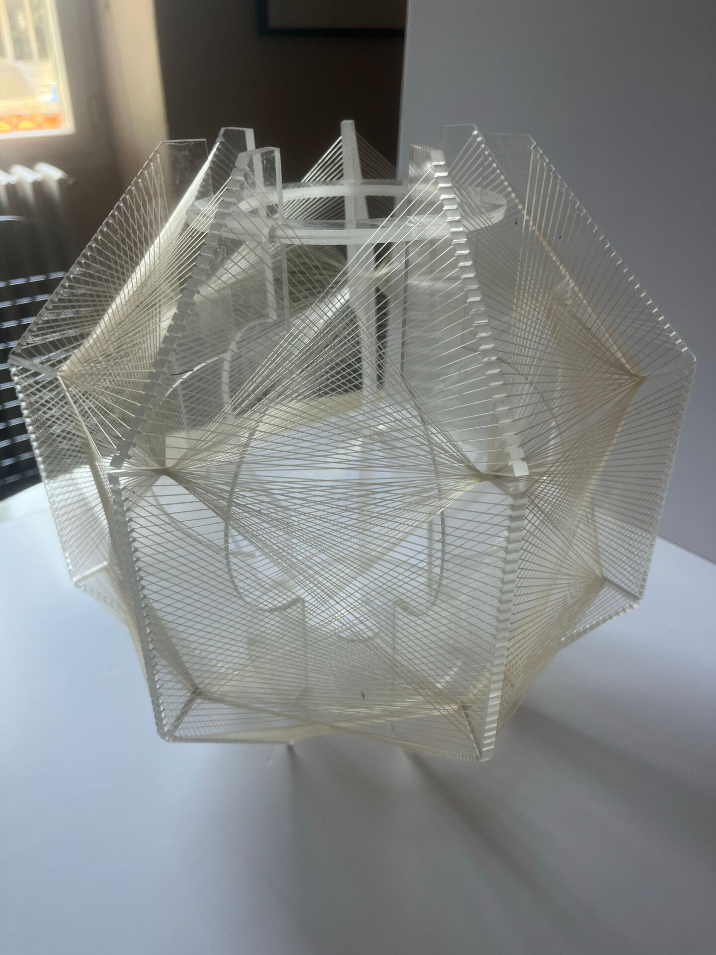 Paul Secon 1970’s Perspex Lightshade