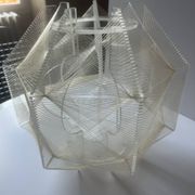 Abat-jour en Perspex de Paul Secon des années 1970