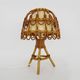 Rattan lamp in the style of Louis Sognot from the 1950s.