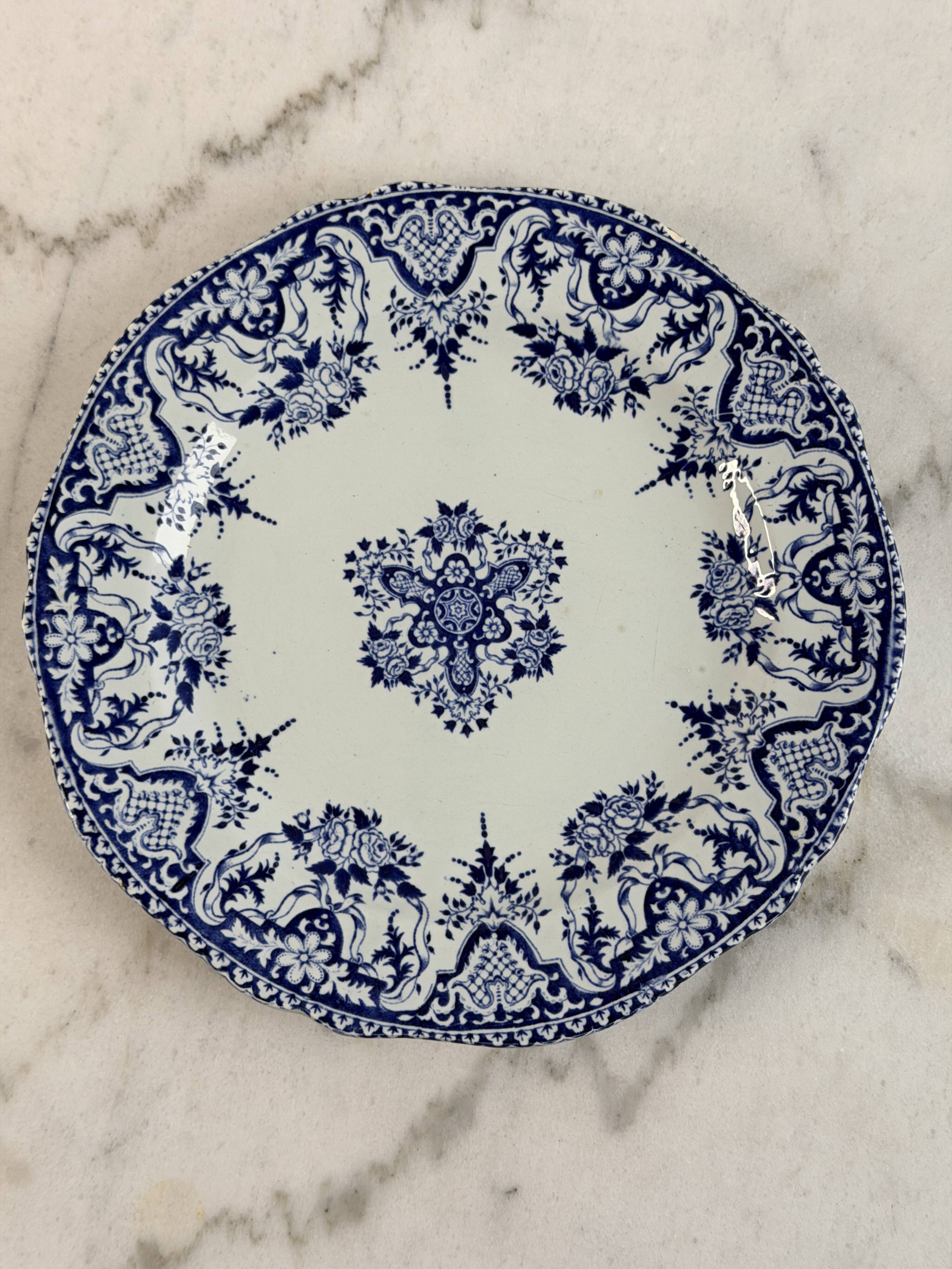 Assiette terre de fer - Gien