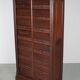 Antique mahogany filing cabinet with drop-down tambour doors, USA circa 1920