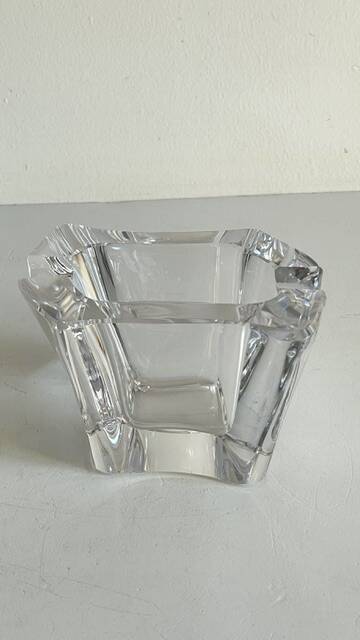 VINTAGE Free-Form Crystal ASHTRAY